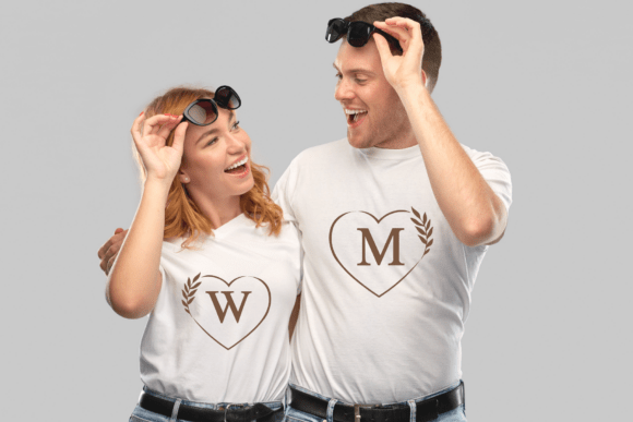 Heart Leaf Monogram Font - Preview 2