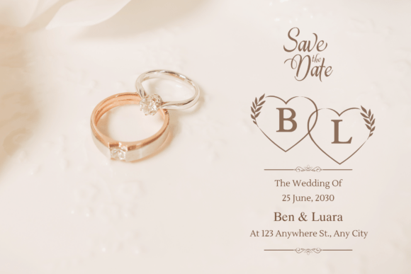 Heart Leaf Monogram Font - Preview 3