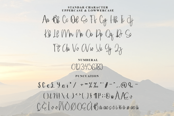Honeymon Font PNG with transparent background - Preview 5