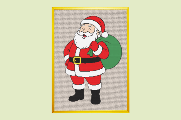 Jolly Santa with Sack