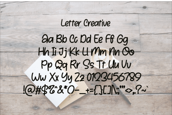 Letter Creative Font PNG with transparent background - Preview 1