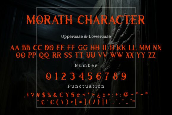 Morath Font PNG with transparent background - Preview 6
