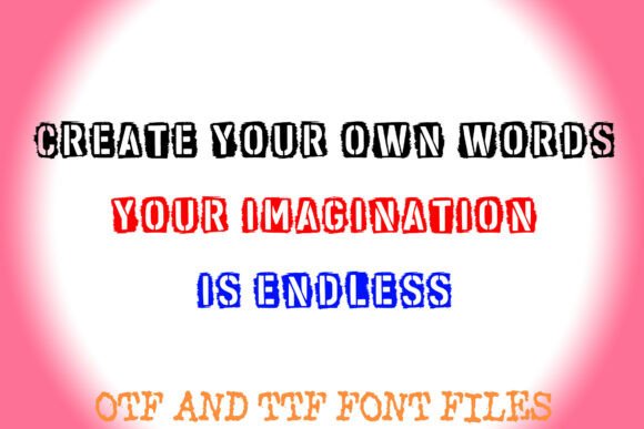 Negative Space Army Stencil Font PNG with transparent background - Preview 2