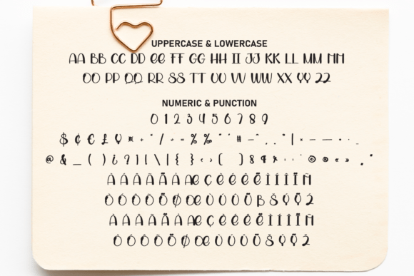 Note Whimsy Font font preview - 6