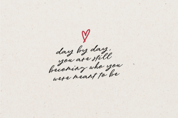 Notes from May Font PNG with transparent background - Preview 4