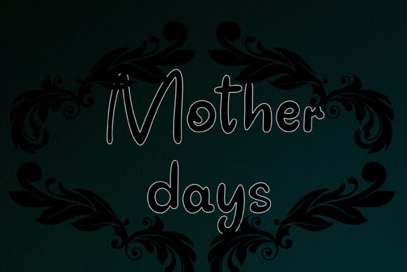 Resthia Font PNG with transparent background - Preview 2