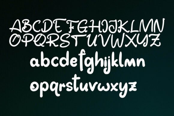 Resthia Font PNG with transparent background - Preview 3