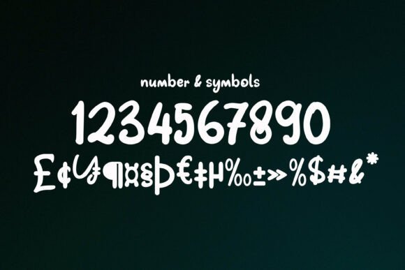 Resthia Font PNG with transparent background - Preview 4