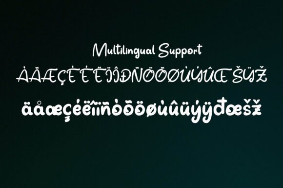 Resthia Font PNG with transparent background - Preview 5