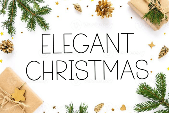 Santa Planner Font PNG with transparent background - Preview 5