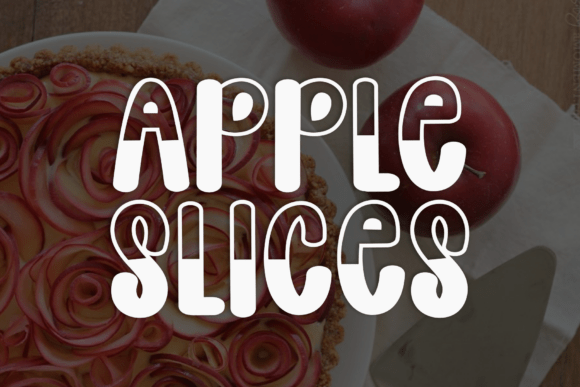 Slices Font PNG with transparent background - Preview 2