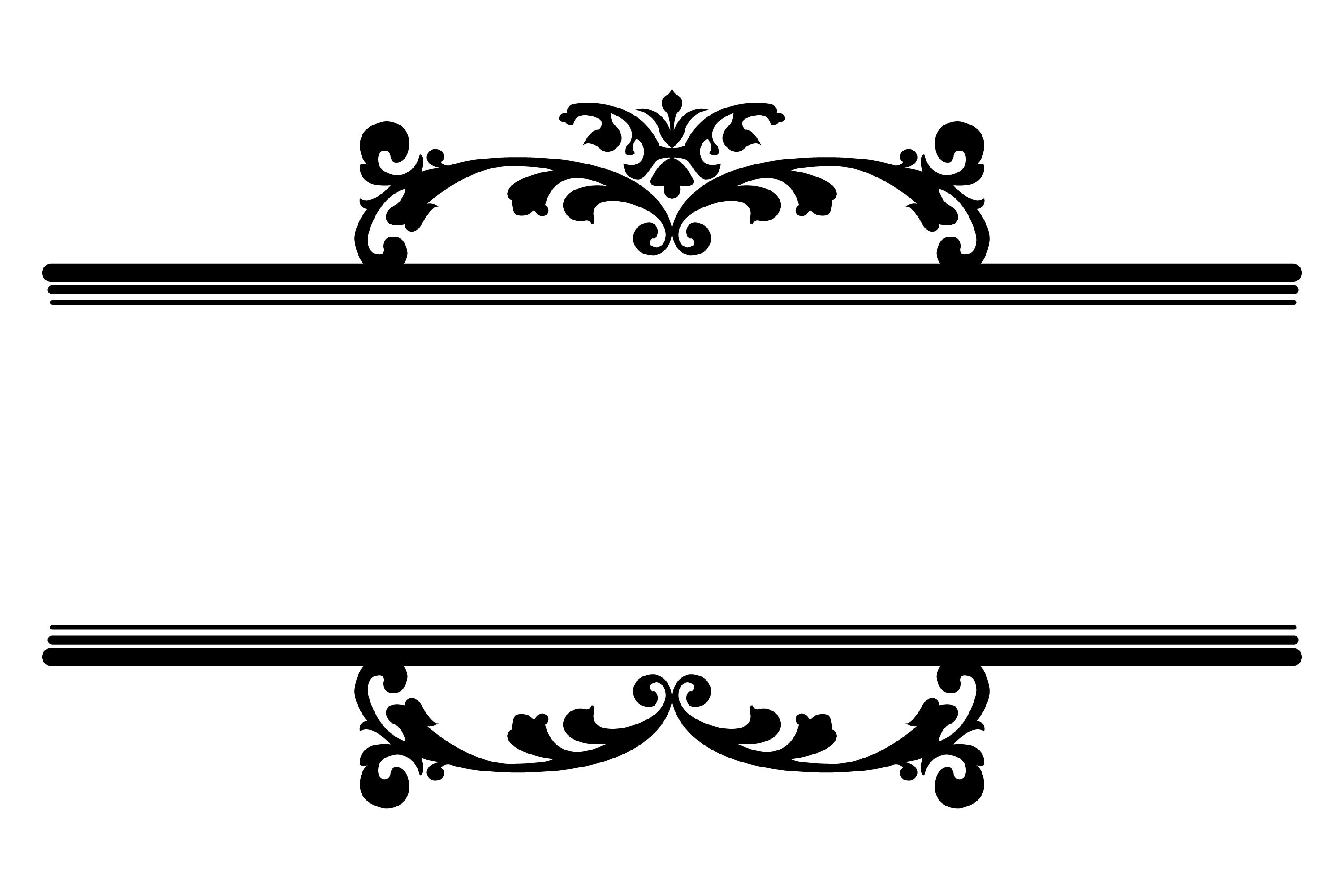 Vintage Ornate Horizontal Banner 3