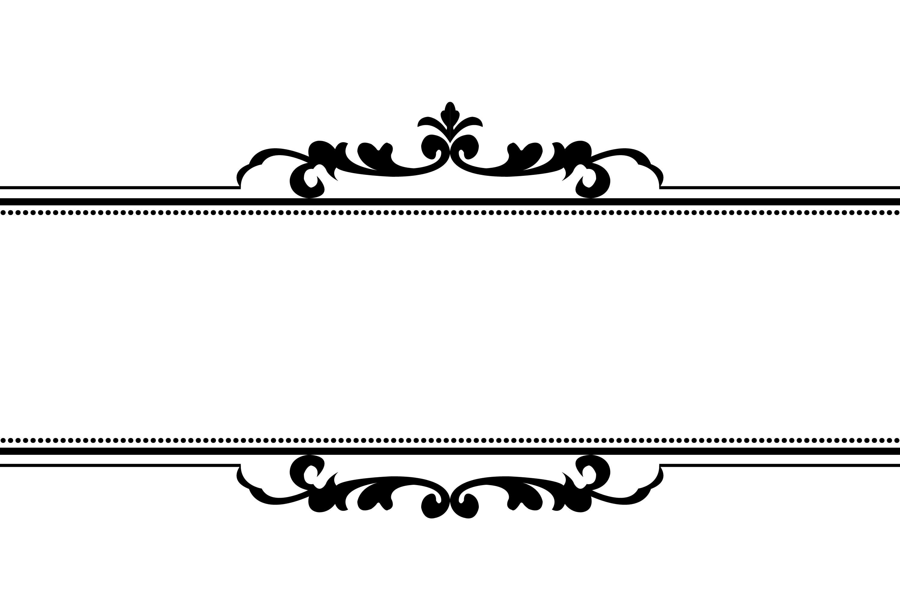Vintage Ornate Horizontal Banner 7