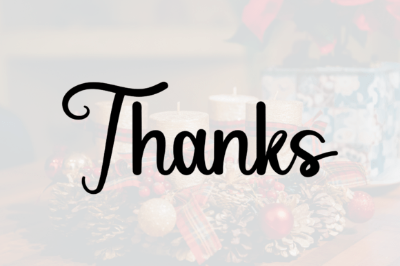 Advent Christmas Font - Preview 4
