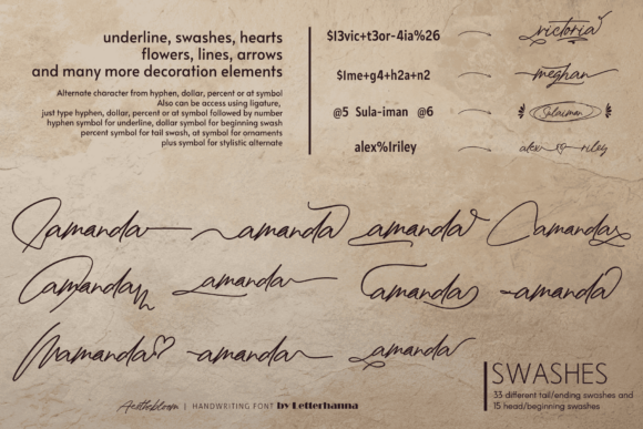 Aesthebloom Font - Preview 2