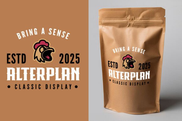 Alterplan Font - Preview 3
