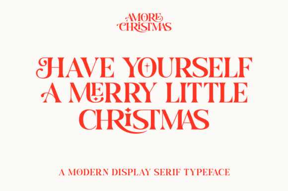 Amore Christmas Font - Preview 2