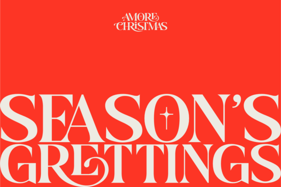 Amore Christmas Font - Preview 5