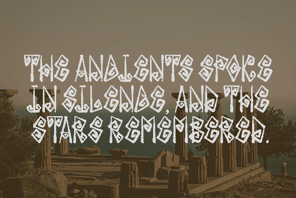 Ancient Witches Font - Preview 3