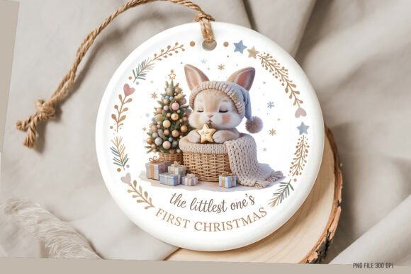 Baby’s First Christmas PNG Ornament
