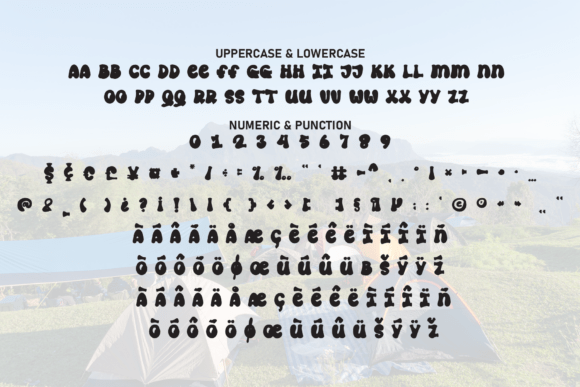 Camping Font - Preview 6
