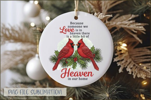 Christmas Cardinal Ornaments PNG Graphic Illustrations By Extreme DesignArt