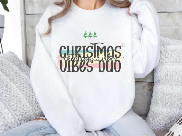 Christmas Vibes Duo Font - Preview 1