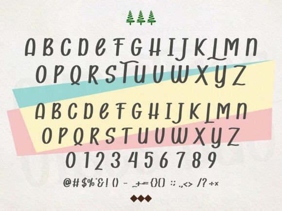 Christmas Vibes Duo Font - Preview 4
