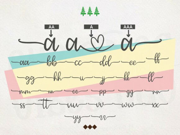 Christmas Vibes Duo Font - Preview 6