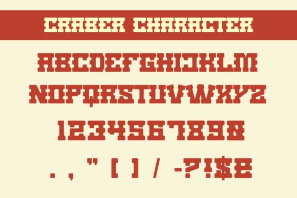 Craber Crown Font - Preview 6