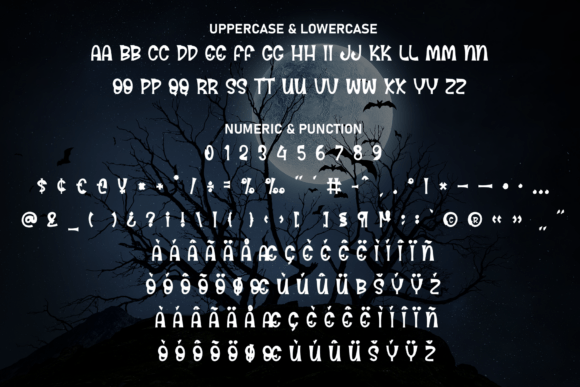 Creepy Midnight Font - Preview 6