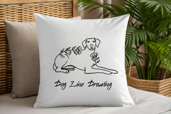 Dog Art Line Font - Preview 4