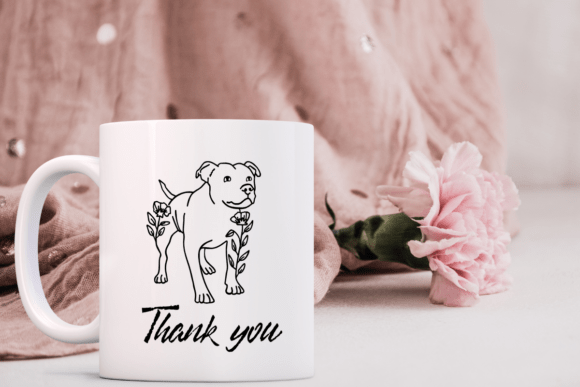 Dog Art Line Font - Preview 6