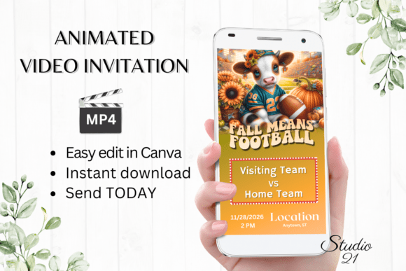 Electronic Football Invite