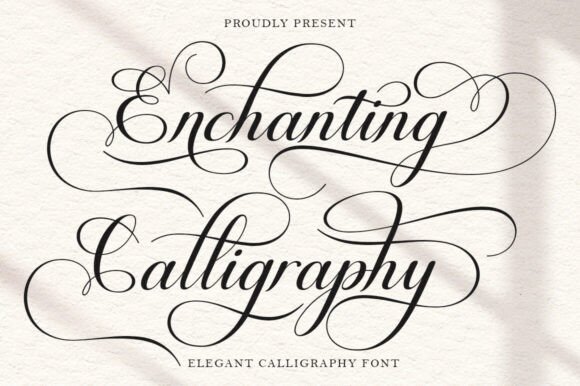 Enchanting Calligraphy Font by Diorde Studio preview