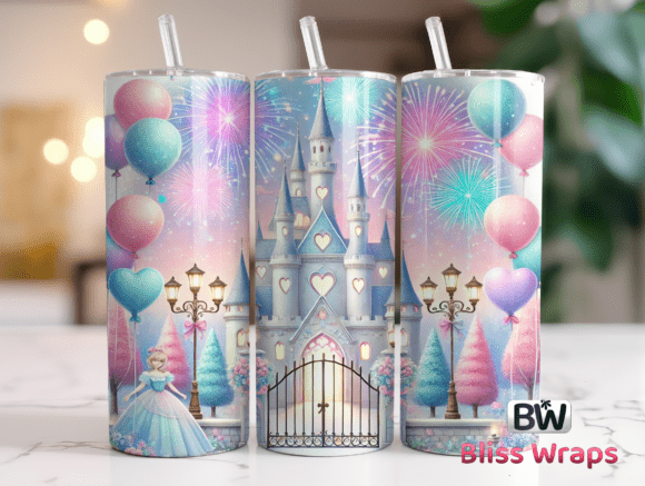 Fairytale Castle 20oz Tumbler Wrap