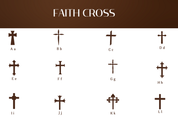 Faith Cross Font - Preview 1