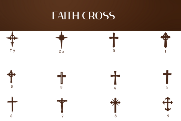Faith Cross Font - Preview 3