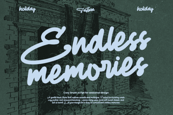 Fastura Font PNG with transparent background - Preview 4