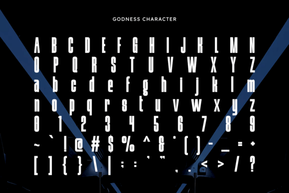 Godness Font - Preview 1