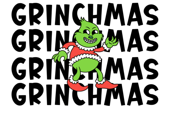 Grinched Snubnose Font - Preview 4