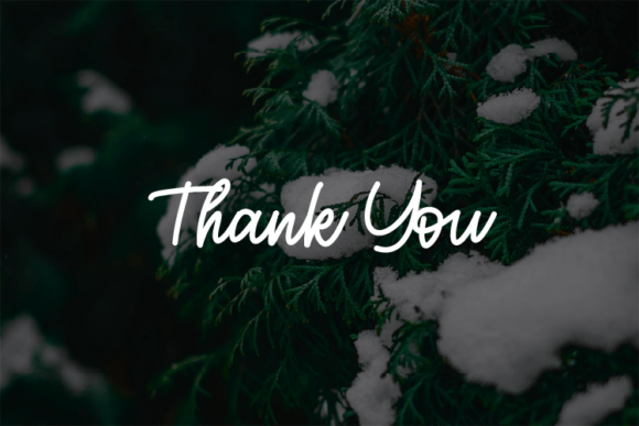 Happy Winter Font - Preview 3