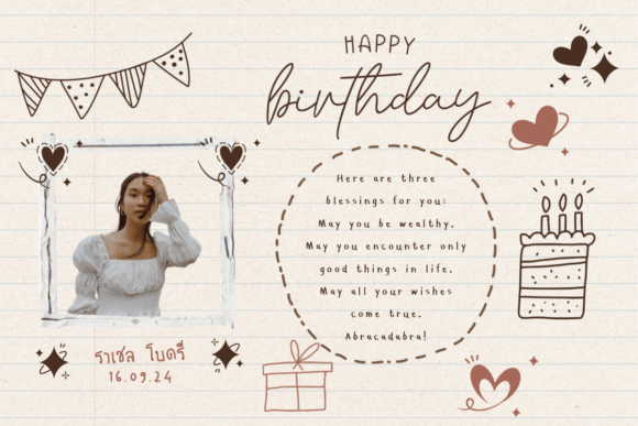 Heart Glitter Font - Preview 2
