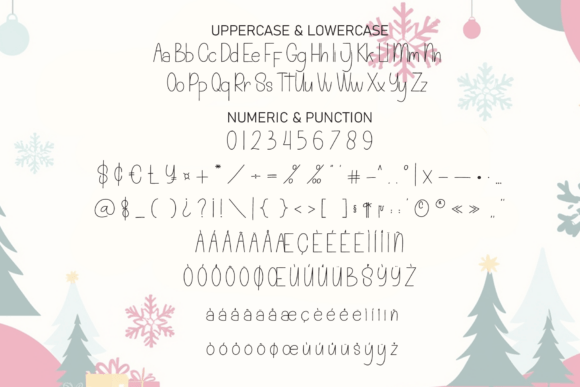 Holiday Christmas Font - Preview 6
