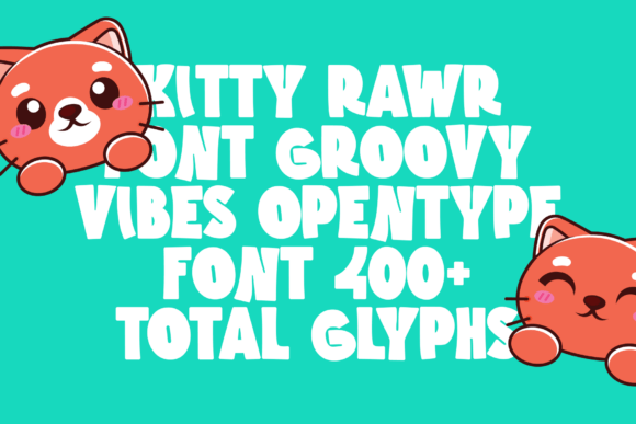 Kitty Rawr Font font preview - 3