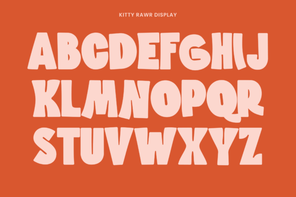 Kitty Rawr Font font preview - 5