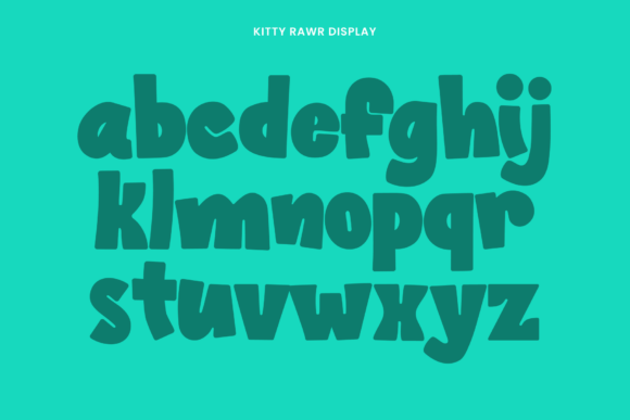 Kitty Rawr Font font preview - 6