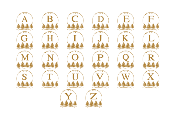 Merry Christmas Tree Font PNG with transparent background - Preview 2