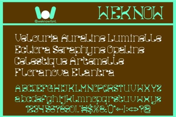 Natural Vibes Font PNG with transparent background - Preview 3