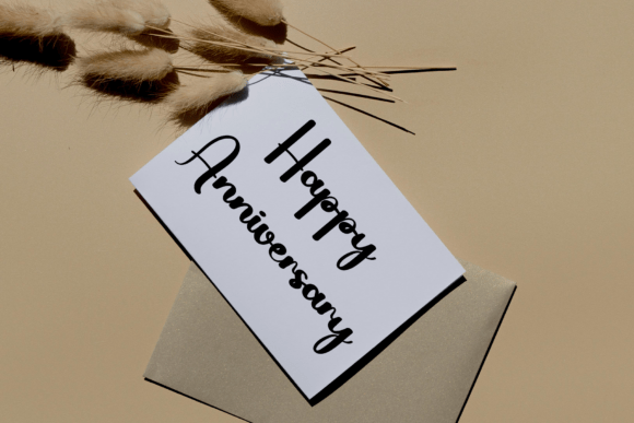 Newyear Melody Font PNG with transparent background - Preview 3